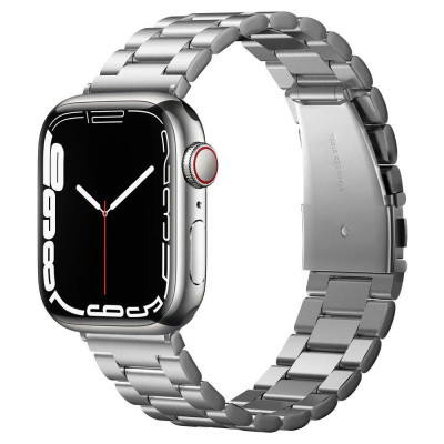 Ремінець Spigen Металевий ремінець Modern Fit для Apple Watch 42/44mm Silver (062MP25404)