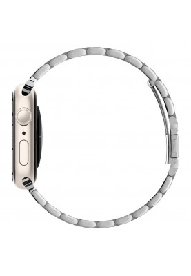 Ремінець Spigen Металевий ремінець Modern Fit для Apple Watch 42/44mm Silver (062MP25404)