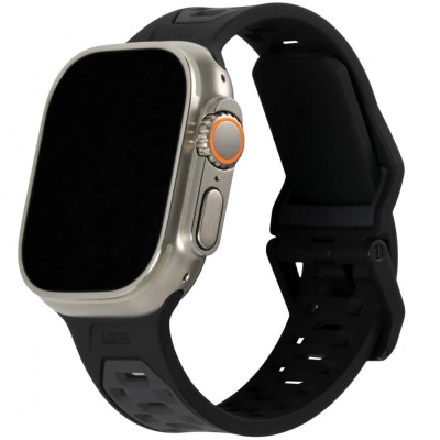 Ремінець URBAN ARMOR GEAR Ремінець для Apple Watch Ultra 49/45/44/42mm-Civilian Silicone New Graphite/Black (194002114032)