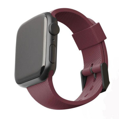 Ремінець URBAN ARMOR GEAR Ремінець для Apple Watch 44/42 Dot Silicone Aubergine (19249K314747)