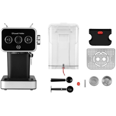Рожкова кавоварка еспресо Russell Hobbs Distinctions Black 26450-56
