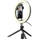 Студійне освітлення Trust Maku Ring Light Vlogging Kit (24393)