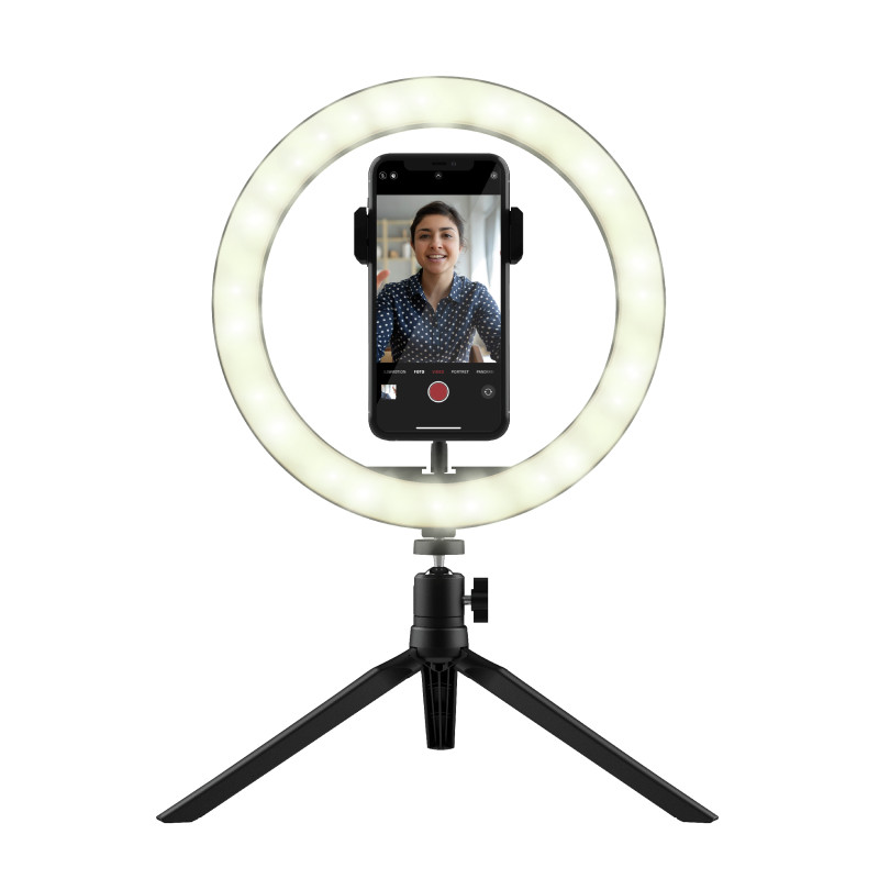 Студійне освітлення Trust Maku Ring Light Vlogging Kit (24393)