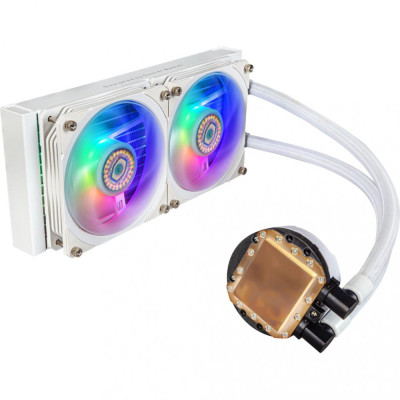 Водяне охолодження Cooler Master MasterLiquid PL240 Flux White Edition (MLY-D24M-A23PZ-RW)
