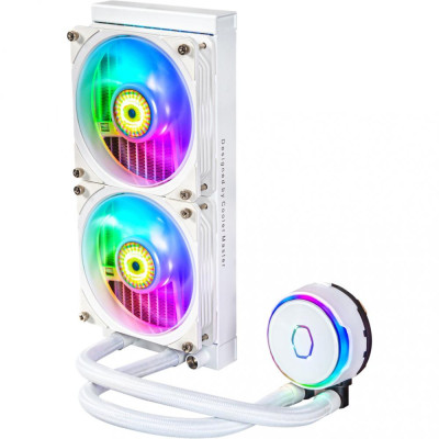 Водяне охолодження Cooler Master MasterLiquid PL240 Flux White Edition (MLY-D24M-A23PZ-RW)