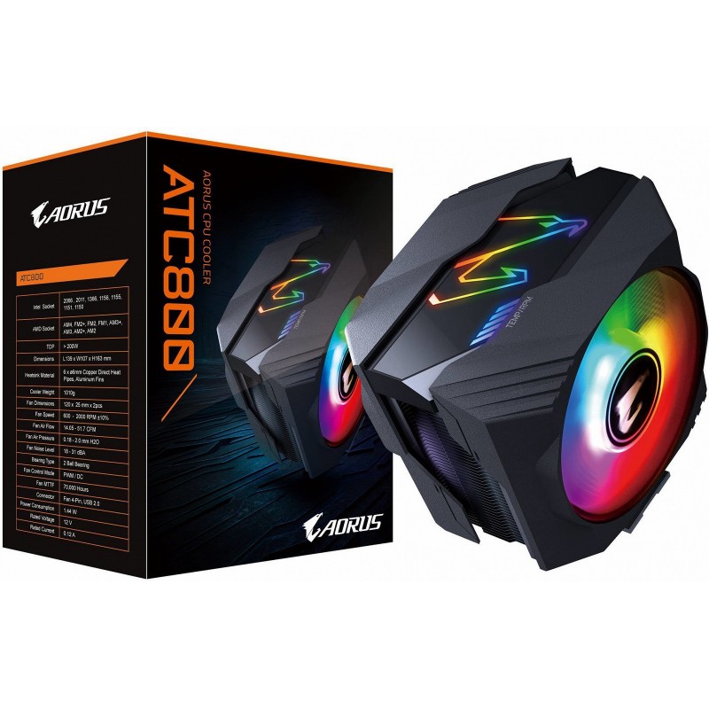 Повітряне охолодження GIGABYTE AORUS ATC800