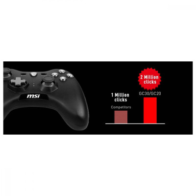 Геймпад MSI Force GC20 V2 Black (S10-04G0050-EC4) Геймпад MSI Force GC20 V2 Black (S10-04G0050-EC4)