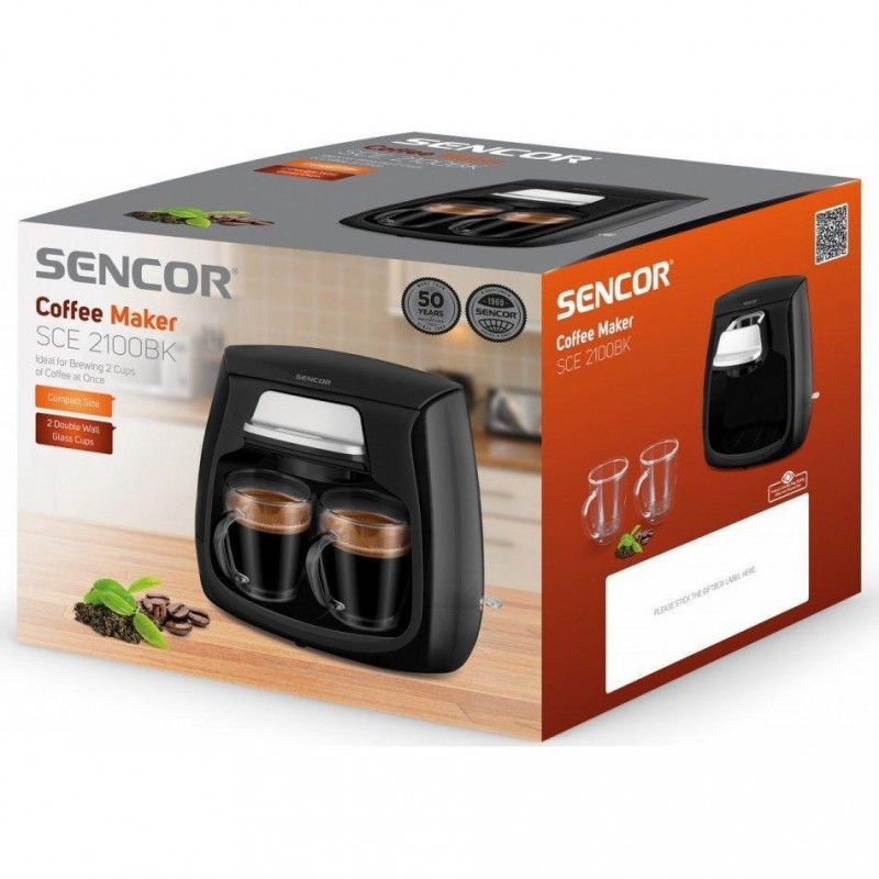 Крапельна кавоварка Sencor SCE 2100BK