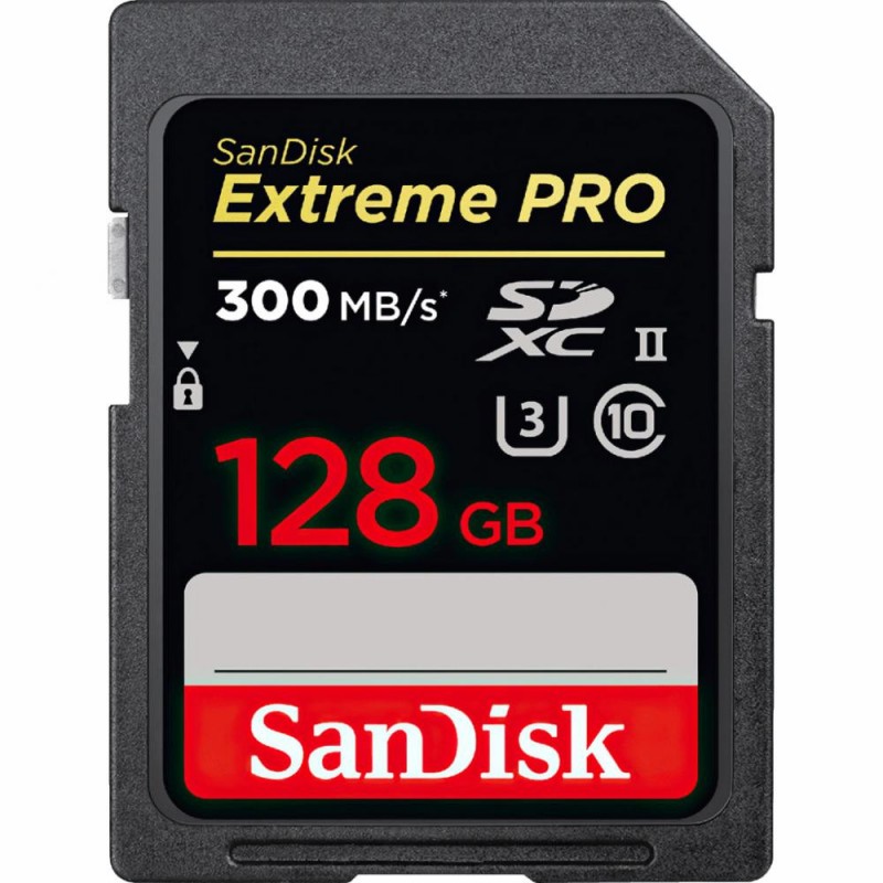 Карта пам'яті SanDisk 128 GB SDXC UHS-II U3 V90 Extreme Pro SDSDXDK-128G-GN4IN