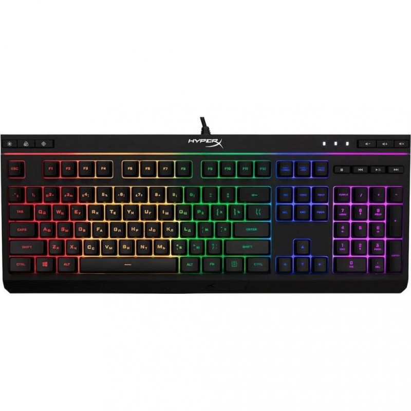 Клавіатура HyperX Alloy Core USB RGB ENG/UA Black (4P4F5AA)