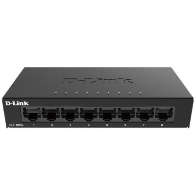 Комутатор некерований D-Link DGS-108GL/E
