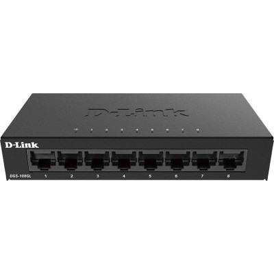 Комутатор некерований D-Link DGS-108GL/E