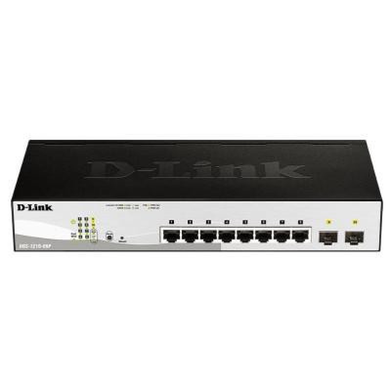 Комутатор Smart D-Link DGS-1210-08P/E