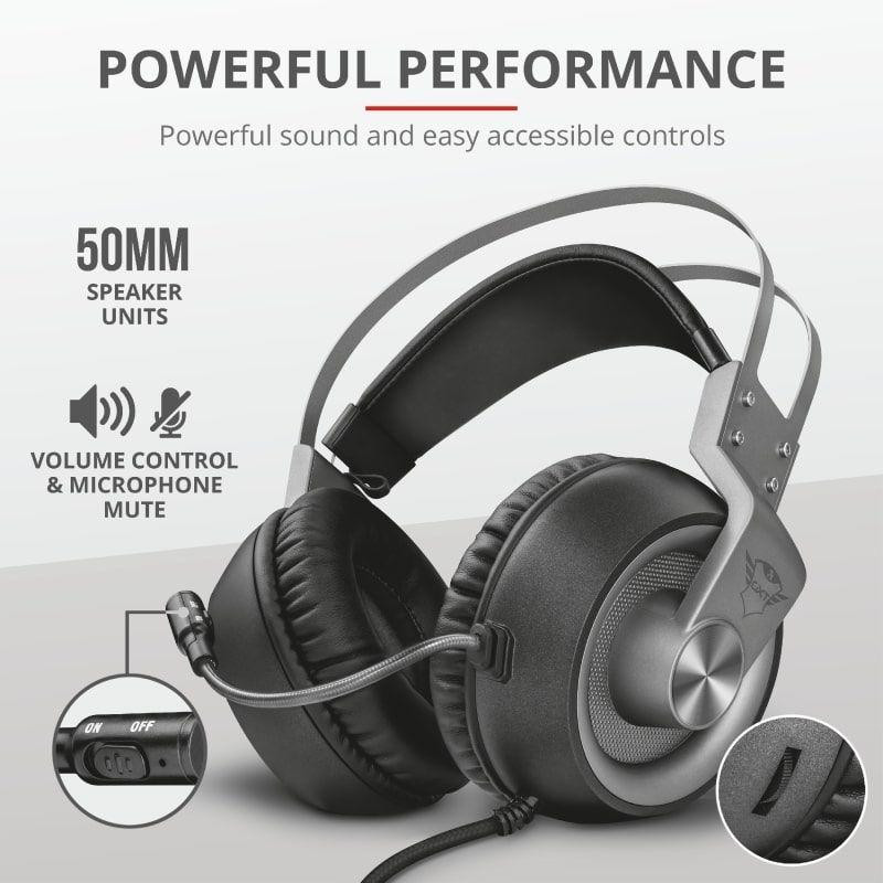 Комп'ютерна гарнітура Trust GXT 430 Ironn Gaming Headset (23209)