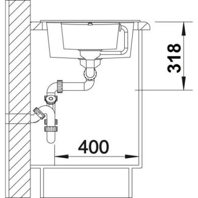 Кухонна мийка Blanco METRA 6 S COMPACT 525925