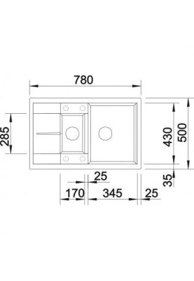 Кухонна мийка Blanco METRA 6 S COMPACT 525925