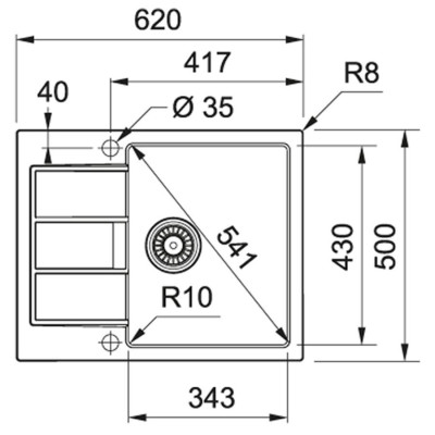 Кухонна мийка Franke Sirius S2D 611-62 143.0627.288