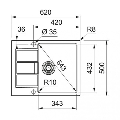 Кухонна мийка Franke Sirius S2D 611-62 143.0627.288