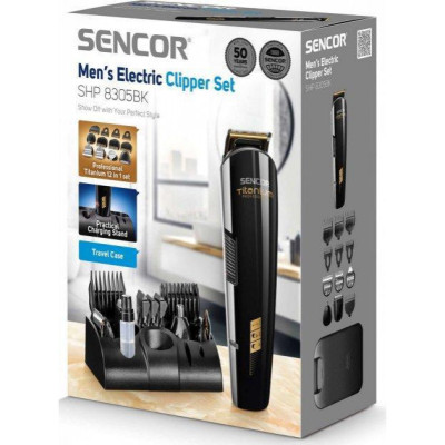 Машинка для стрижки+триммер Sencor SHP 8305BK