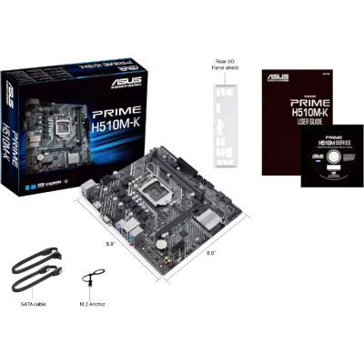 Материнська плата ASUS PRIME H510M-K