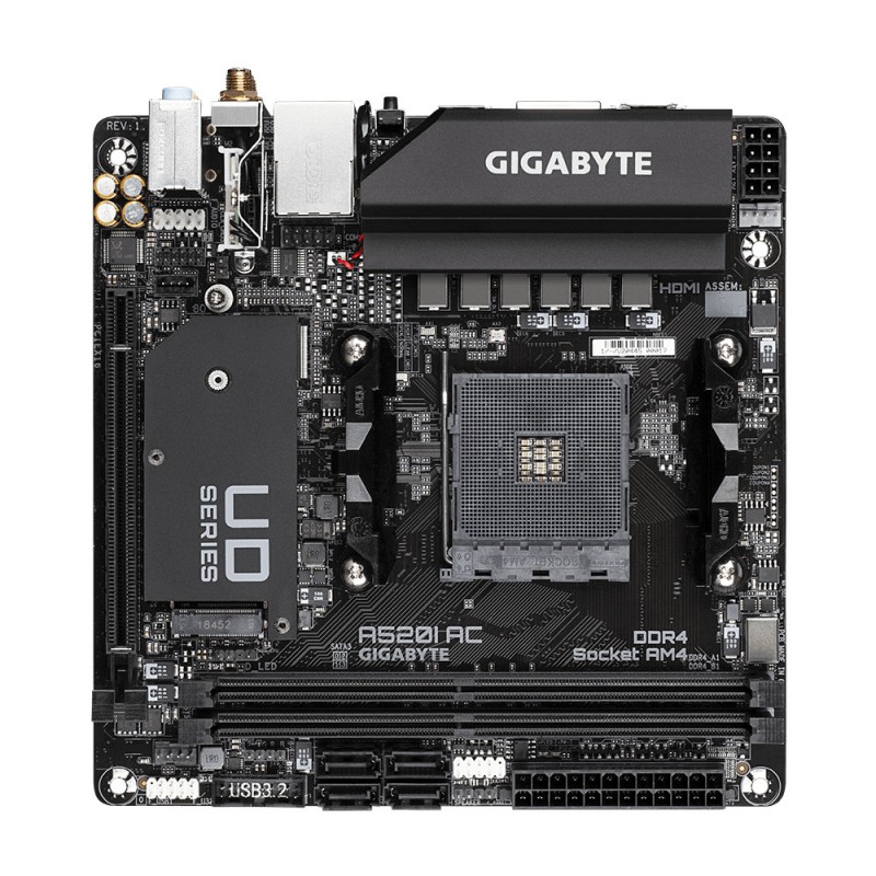 Материнська плата GIGABYTE A520I AC