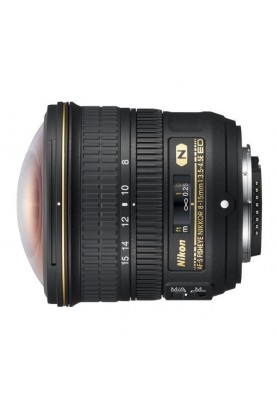 Об'єктив Fisheye Nikon AF-S Fisheye-Nikkor 8-15mm f/3,5-4,5E E (JAA831DA)