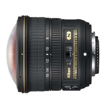 Об'єктив Fisheye Nikon AF-S Fisheye-Nikkor 8-15mm f/3,5-4,5E E (JAA831DA)