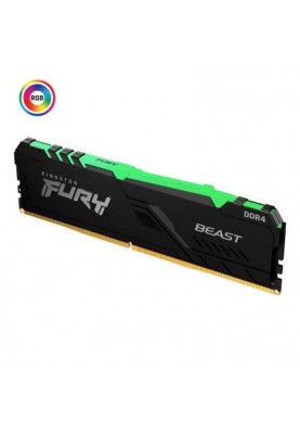 Пам'ять для настільних комп'ютерів Kingston FURY 8 GB DDR4 3600 MHz Beast RGB (KF436C17BBA/8)