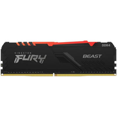 Пам'ять для настільних комп'ютерів Kingston FURY 8 GB DDR4 3600 MHz Beast RGB (KF436C17BBA/8)