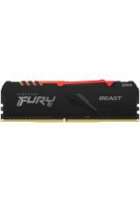 Пам'ять для настільних комп'ютерів Kingston FURY 8 GB DDR4 3600 MHz Beast RGB (KF436C17BBA/8)