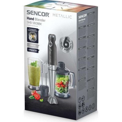 Занурювальний блендер Sencor SHB 5608BK