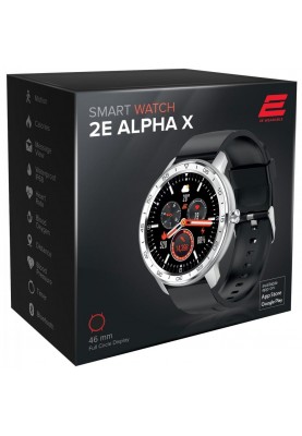 Смарт-годинник 2E ALPHA X 46mm Silver (2E-CWW30SL)