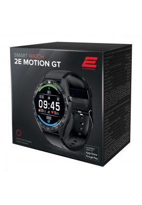 Смарт-годинник 2E MOTION GT 46mm Black-Silver (2E-CWW20BKSL)