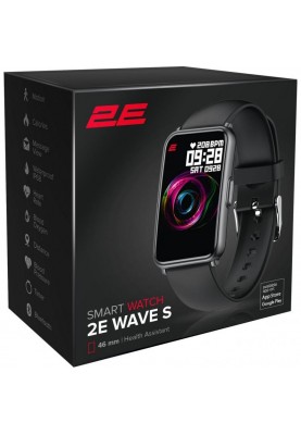 Смарт-годинник 2E Wave S 46mm Black (2E-CWW11BK)