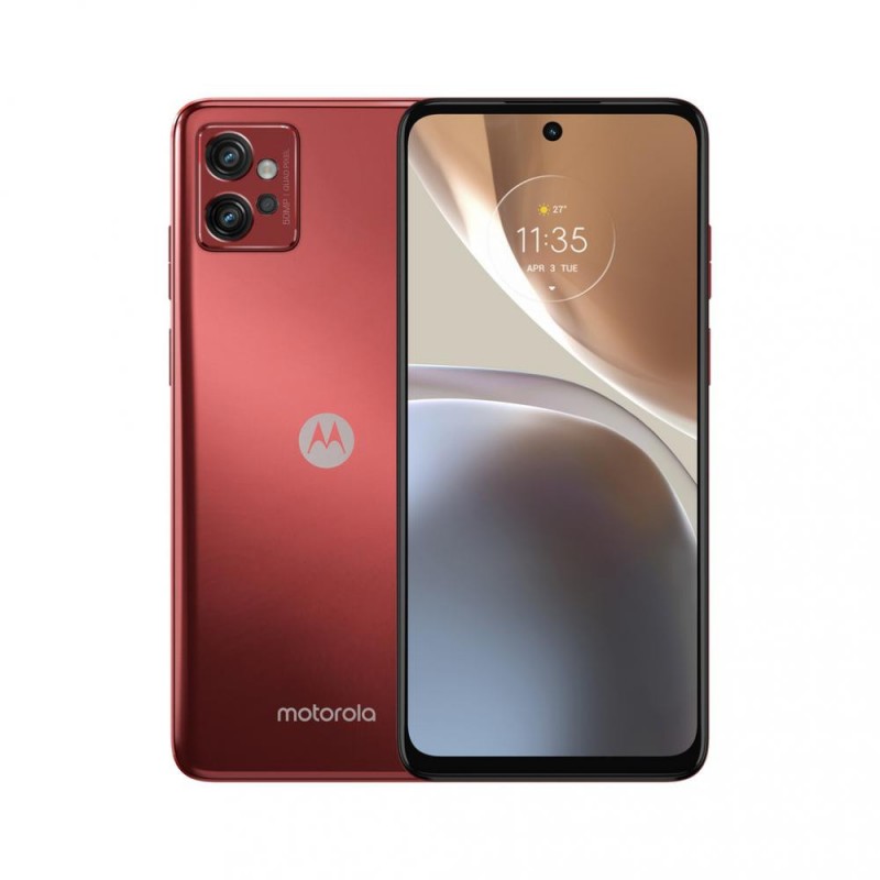 Смартфон Motorola G32 8/256GB Satin Maroon (PAUU0052)