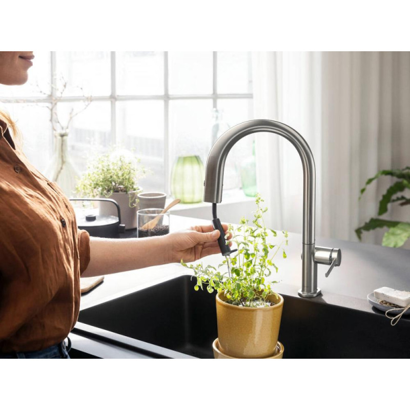 Змішувач для кухонного миття Hansgrohe Aqiuttura M91 76803800