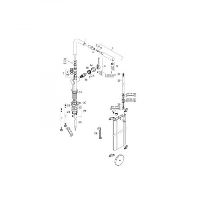Змішувач для кухонного миття Hansgrohe Talis M54 72809670