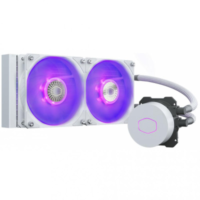 Водяне охолодження Cooler Master MasterLiquid ML240L V2 RGB White Edition (MLW-D24M-A18PC-RW)