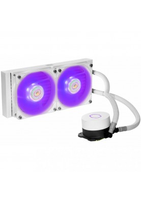 Водяне охолодження Cooler Master MasterLiquid ML240L V2 RGB White Edition (MLW-D24M-A18PC-RW)