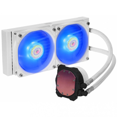 Водяне охолодження Cooler Master MasterLiquid ML240L V2 RGB White Edition (MLW-D24M-A18PC-RW)