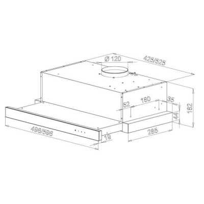 Телескопічна витяжка Best Chef Simple 600 white 60 (OCORM60L4T.S3.BI.SW_BST)
