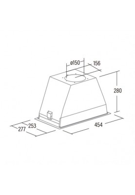 Вбудована витяжка Cata GT-Plus 45 X
