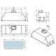 Витяжка вбудована Falmec GRUPPO INCASSO EVO 70 PE (CGIW70.E11P2#ZZZI491F)