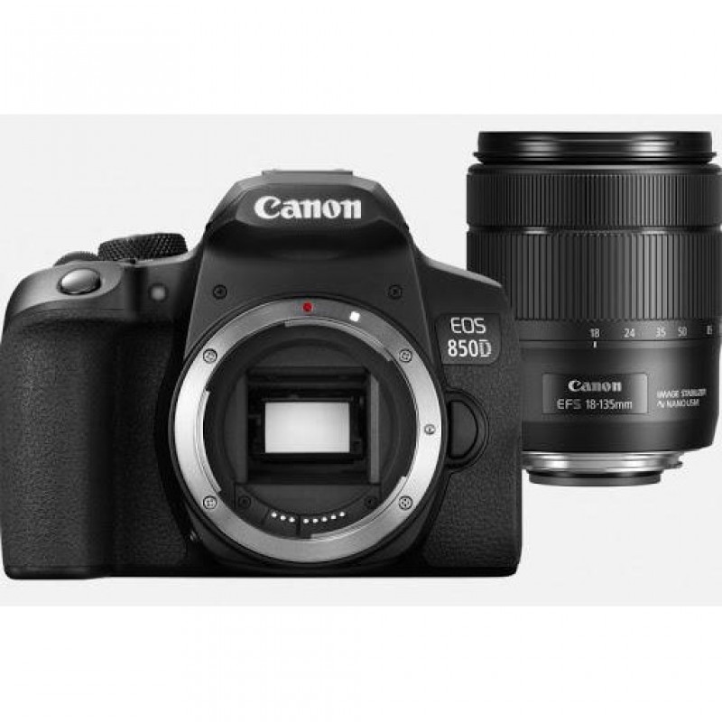 Дзеркальний фотоапарат Canon EOS 850D kit (18-135mm) IS USM (3925C021)