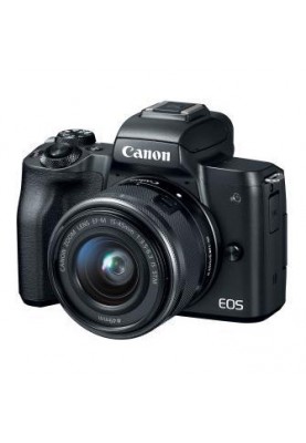 Беззеркальный фотоаппарат Canon EOS M50 kit (15-45mm + 55-200mm) IS STM Black (2680C054)