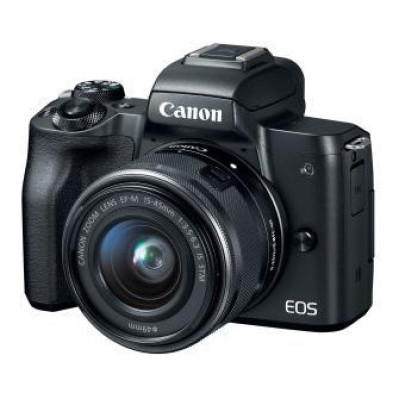 Беззеркальной фотоапарат Canon EOS M50 kit (15-45mm + 55-200mm) IS STM Black (2680C054)