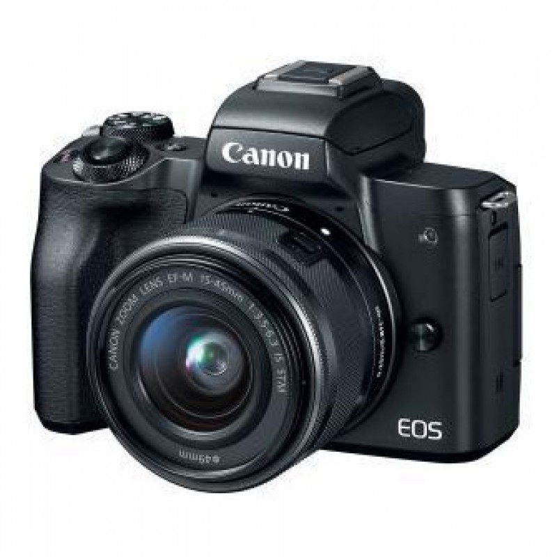 Беззеркальной фотоапарат Canon EOS M50 kit (15-45mm + 55-200mm) IS STM Black (2680C054)