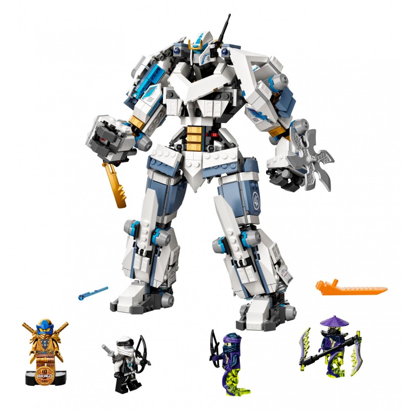 Блоковий конструктор LEGO Ninjago Битва з роботом Зейна (71738)