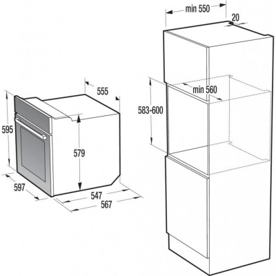 Духовка електрична Gorenje BO737E30WG