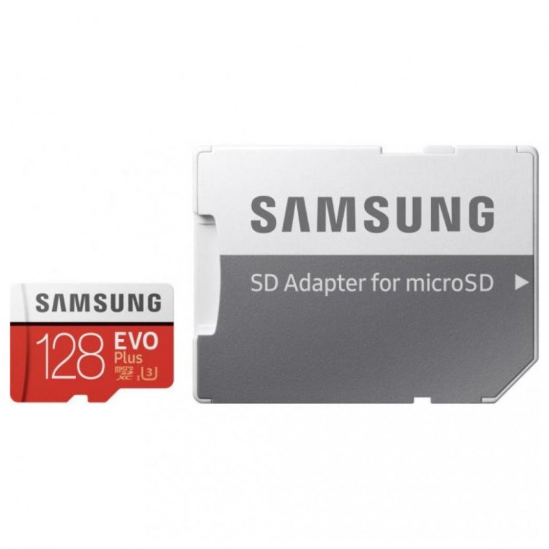 Карта пам'яті Samsung 128 GB microSDXC Class 10 UHS-I U3 EVO Plus 2020 + SD Adapter MB-MC128HA